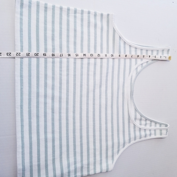 NEW‎ Madewell Boxy-Crop Tank Top in Crawley Stripe XL - Picture 11 of 13